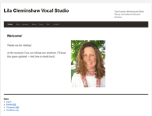 Tablet Screenshot of lilacleminshawmusic.com